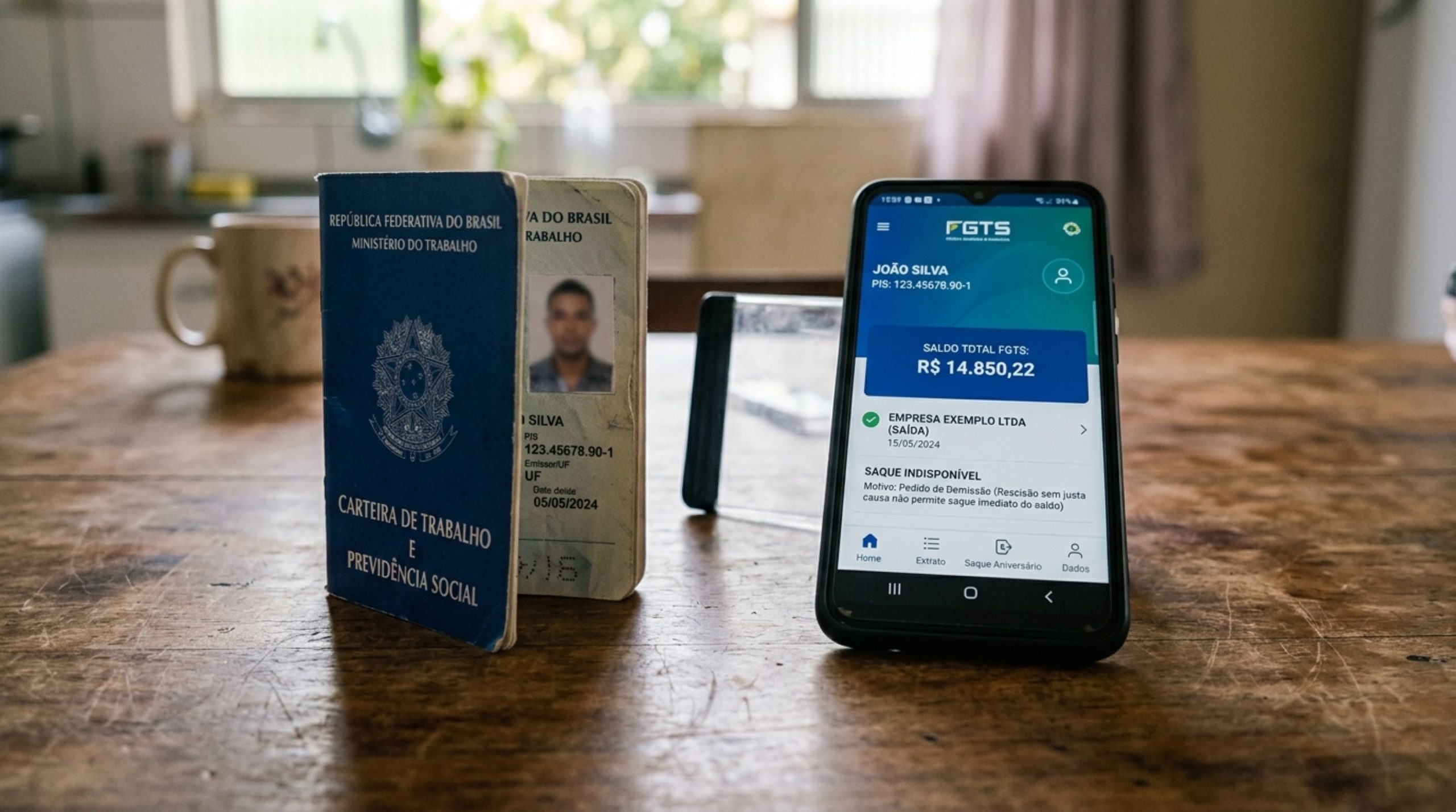 explicar também situações em que o FGTS pode ser sacado