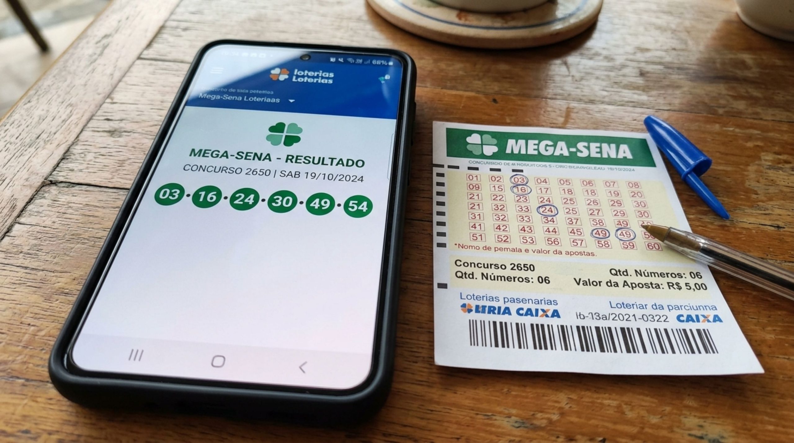 Mega-Sena tem prêmio de R$ 133 milhões sorteado terça