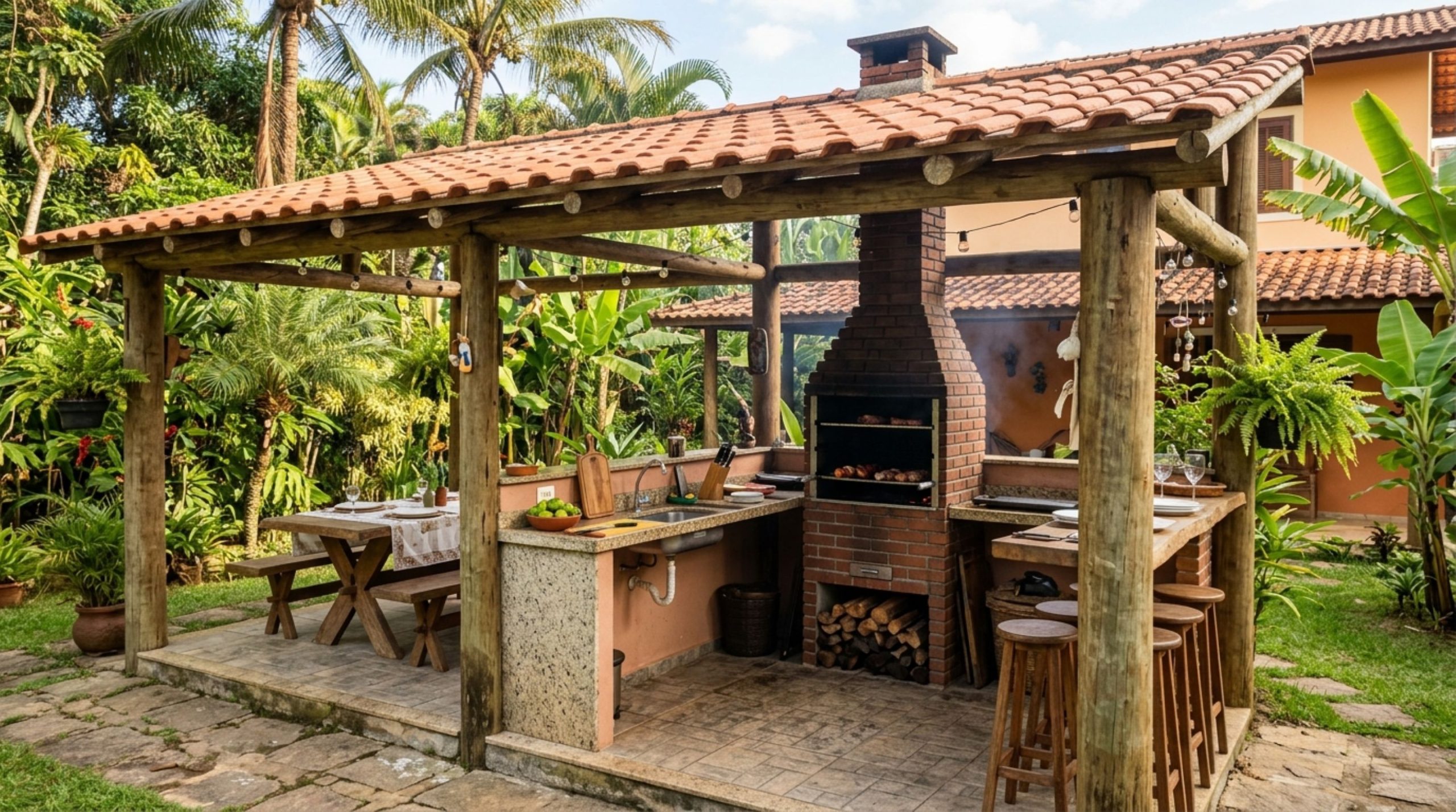 Quanto custa construir um quiosque de madeira no quintal para churrascos e festas em 2026?