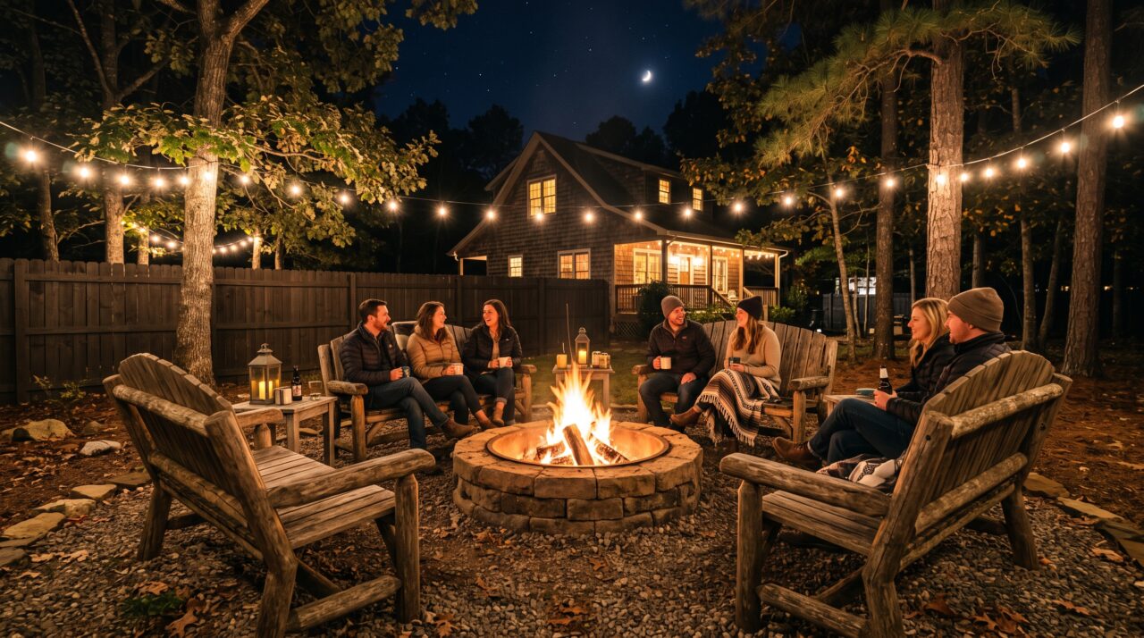 Quanto custa construir um fire pit (área de fogueira) no quintal para receber amigos no inverno em 2026?