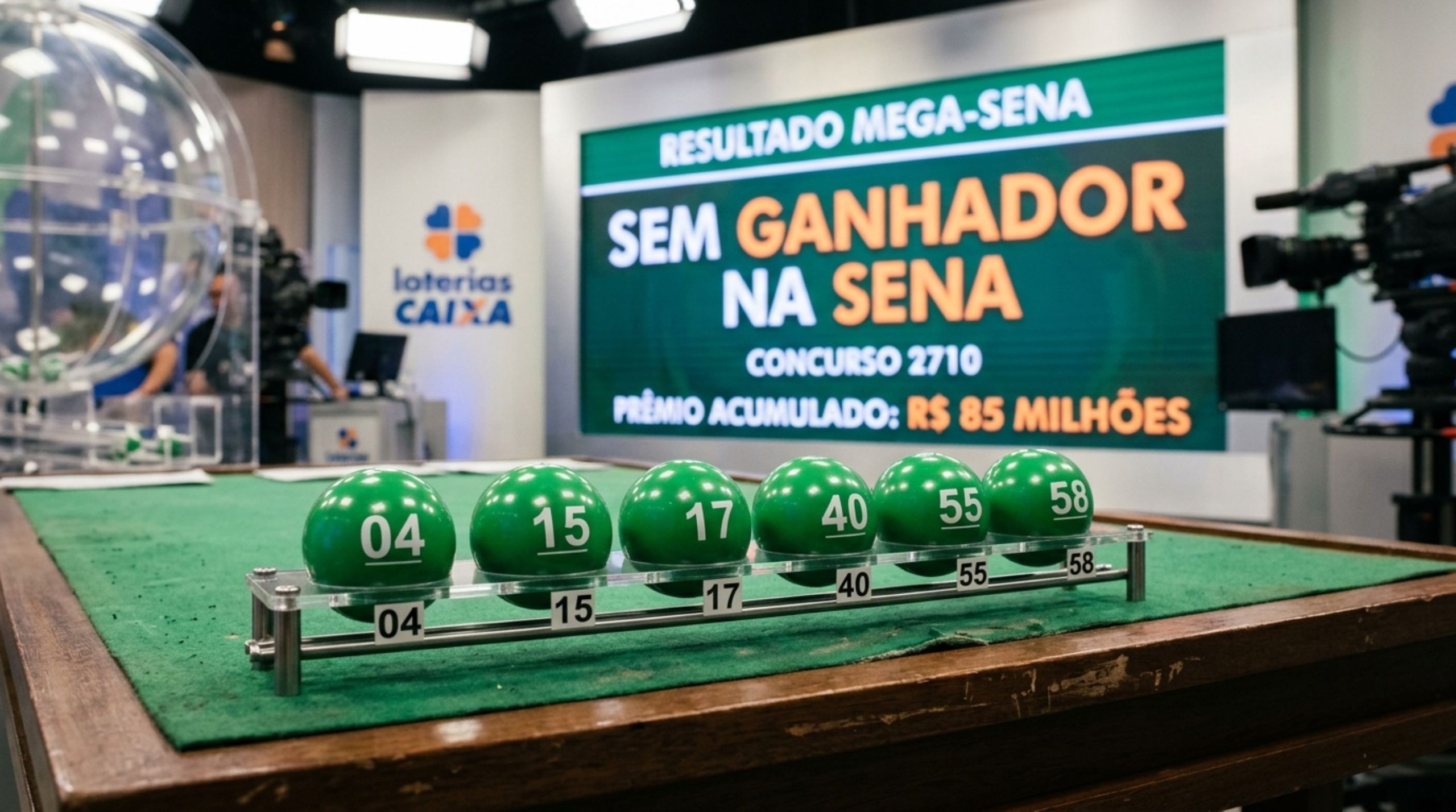 confira os números sorteados e a quina