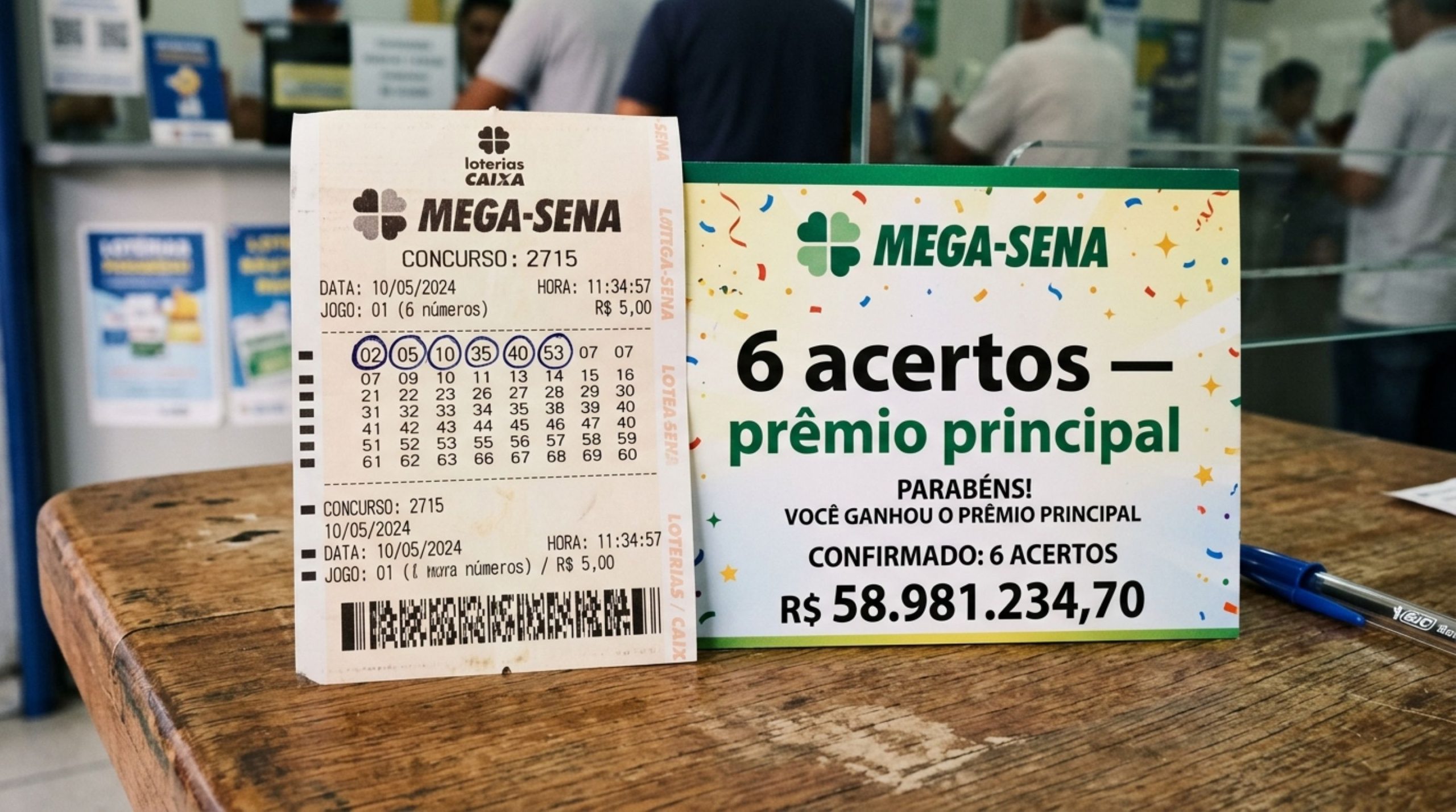 Fortaleza tem aposta única vencedora da Mega-Sena e bolão de 100 cotas divide prêmio de R$ 164,8 milhões