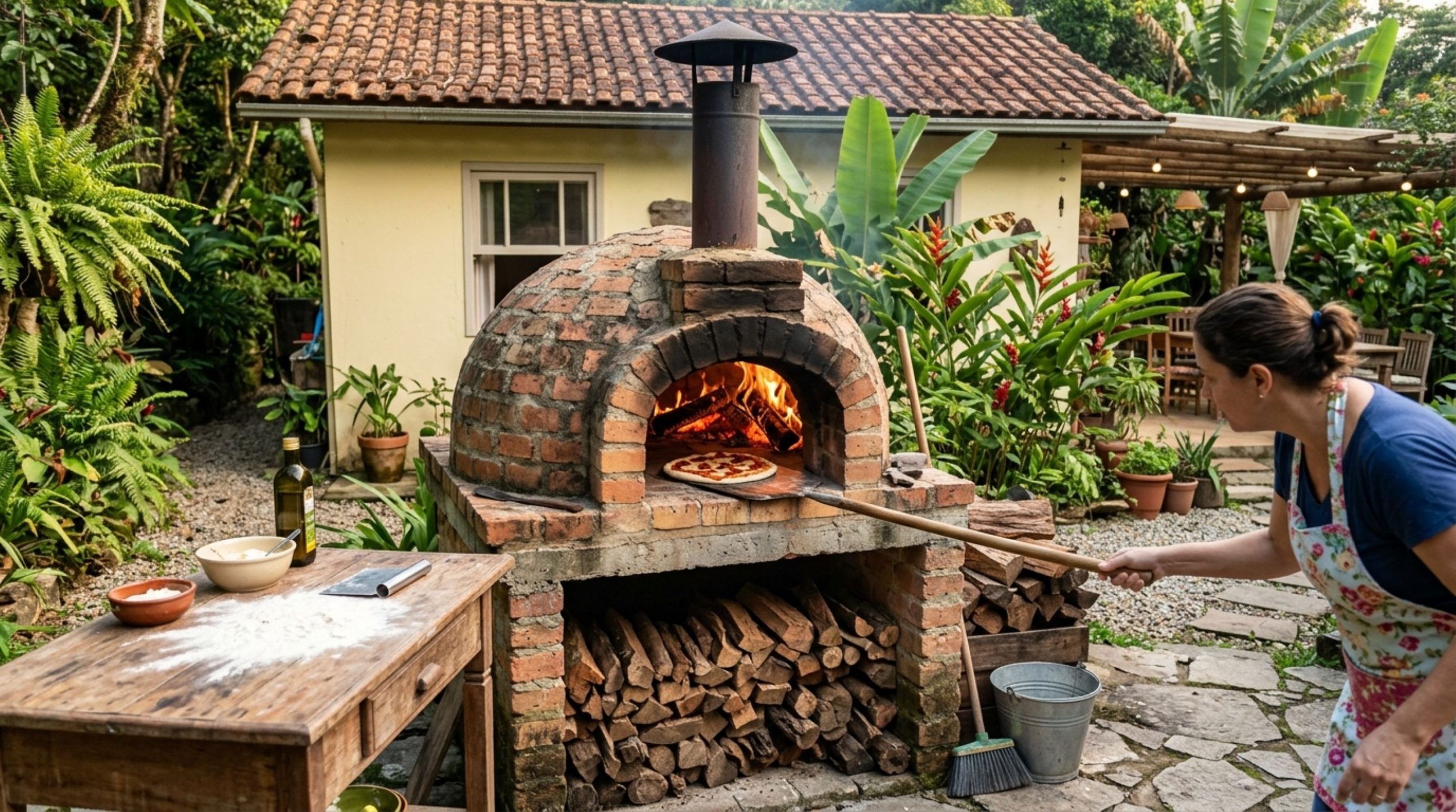Quanto custa construir um forno a lenha no quintal para fazer pizzas e assados no inverno de 2026?