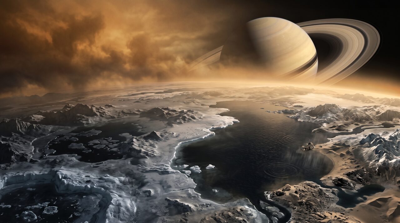 como Saturno leva cerca de 29 anos para orbitar o Sol, uma única estação em Titã se prolonga por aproximadamente sete anos terrestres