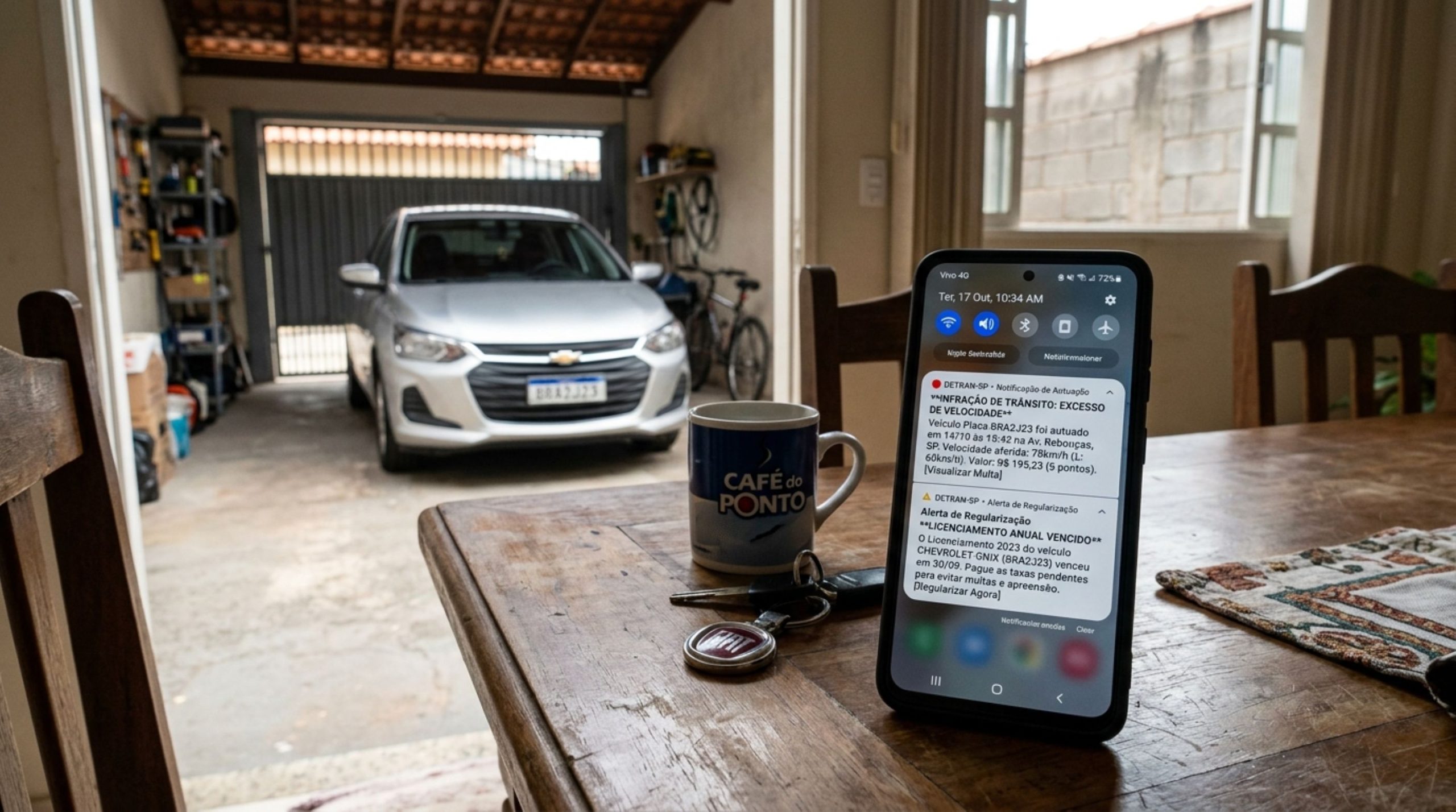 Homem empresta o carro a parente, recebe infrações diferentes sem ter saído de casa e descobre que nem toda autuação pode ser transferida ao condutor