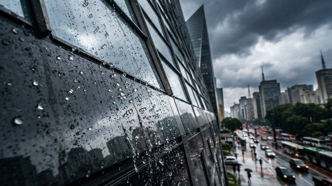 o revestimento de fachada que lava sozinho com a chuva e dura mais de 20 anos intacto