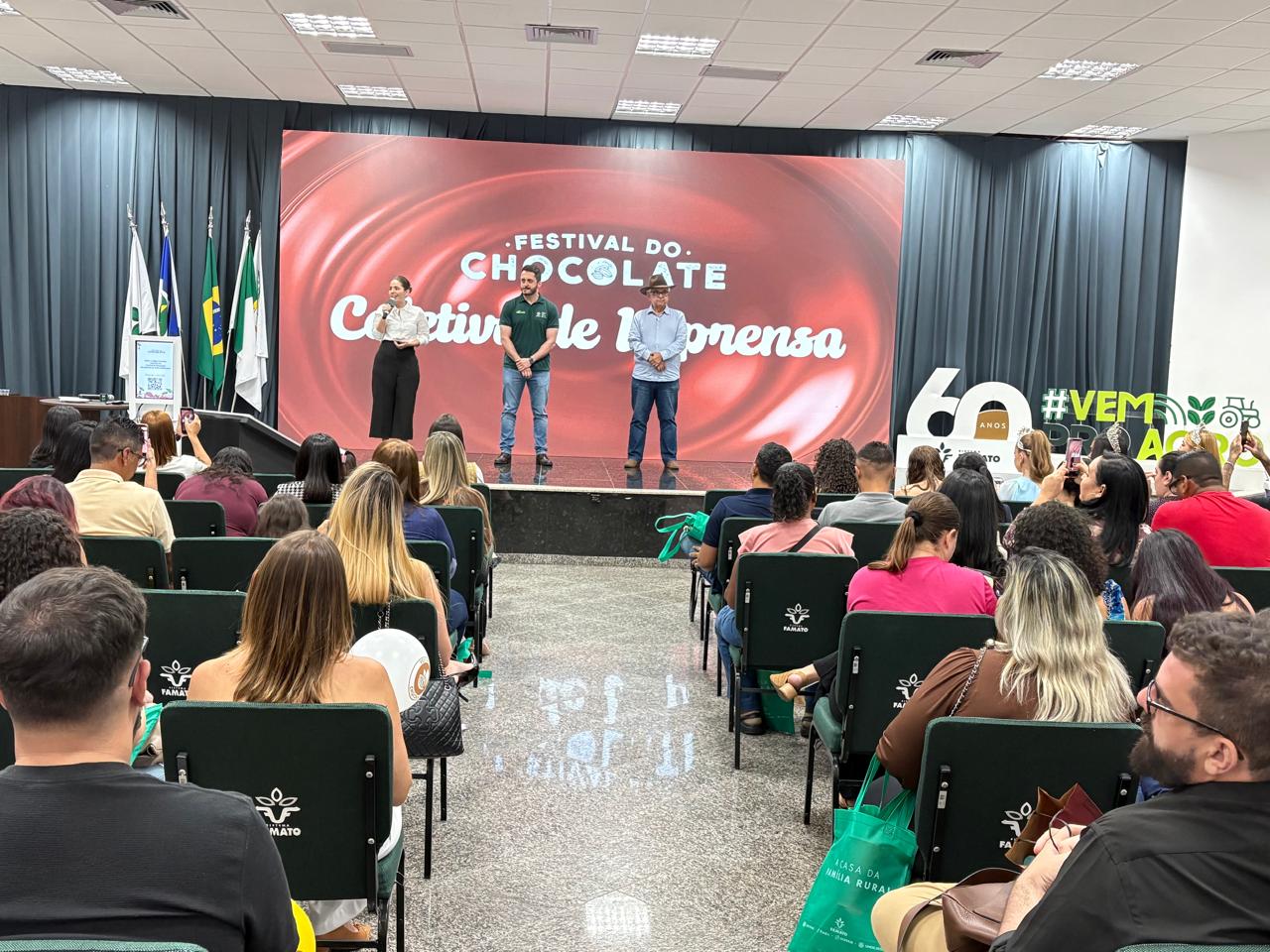 Sistema Famato | Sistema Famato/Senar MT destaca o potencial da cacauicultura no lançamento do 8º Festival do Chocolate de Cuiabá