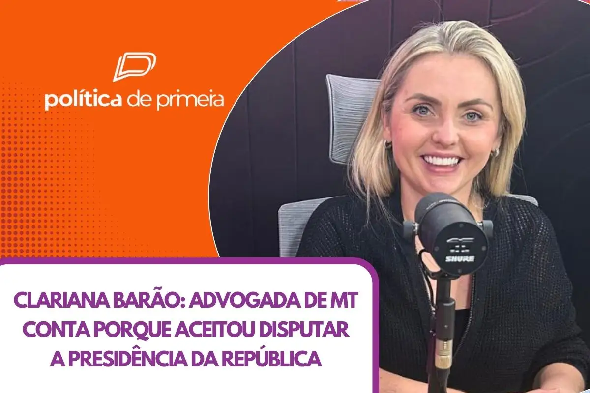 Cuiabana revela ao Política de Primeira por que aceitou disputar a Presidência da República e os planos do DC para 2026