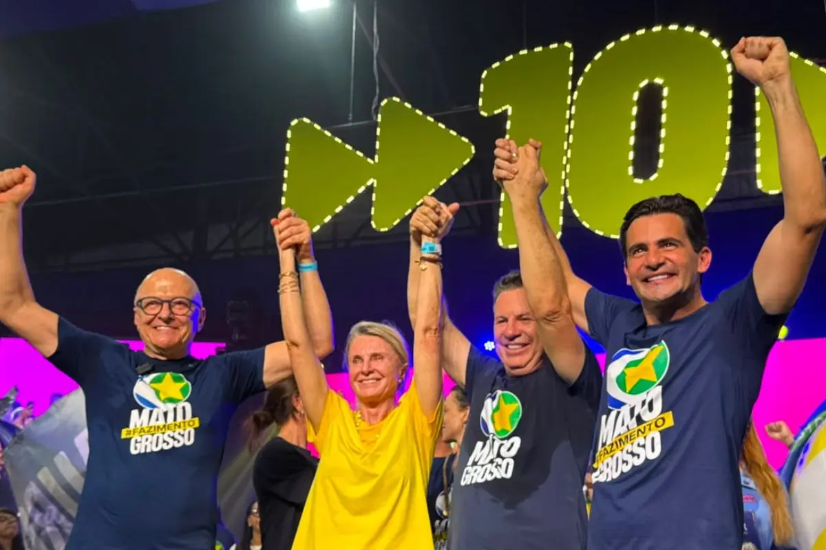 Republicanos lança candidatura à reeleição de Otaviano Pivetta ao governo de MT com Fábio Garcia como vice
