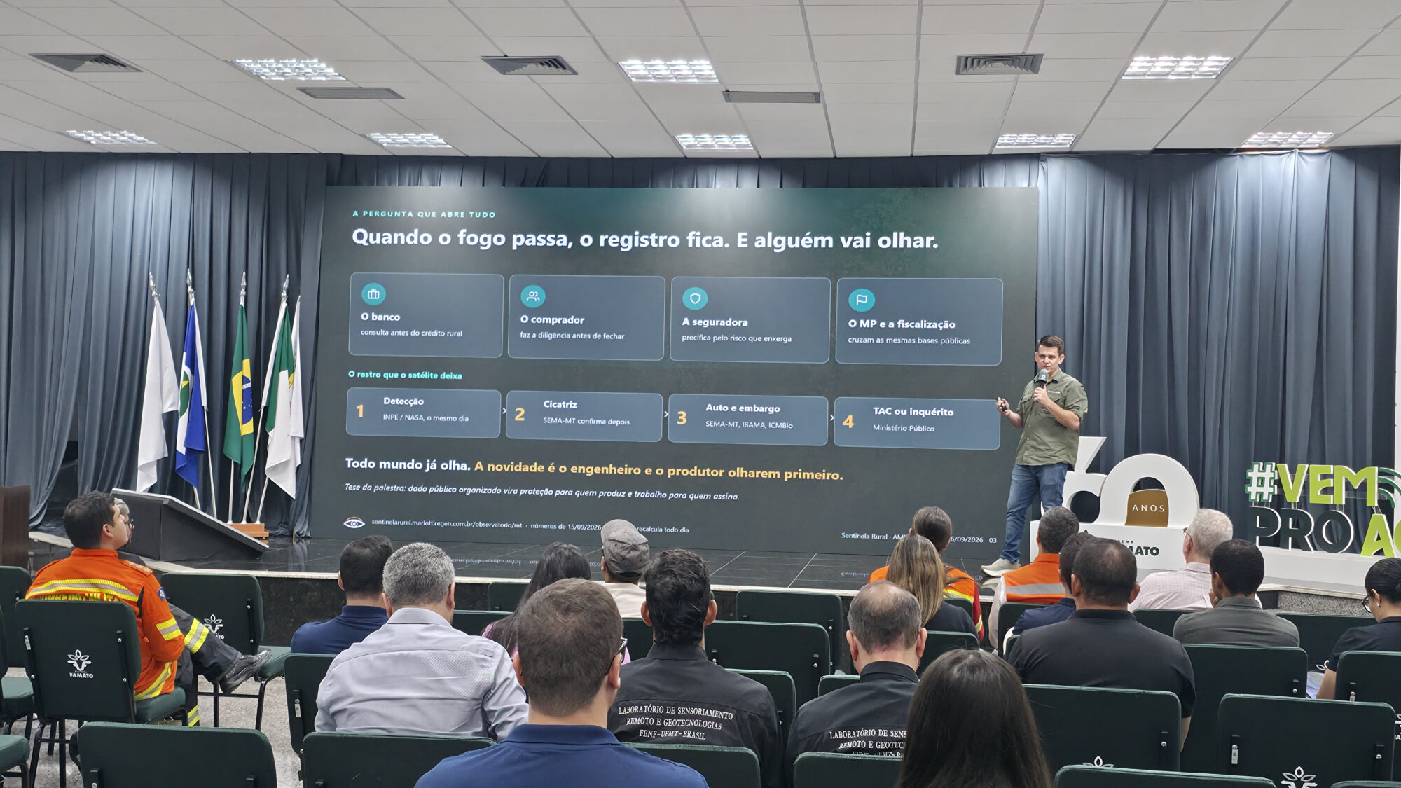 Sistema Famato | Ciclo de palestras na Famato debate manejo integrado do fogo e uso de tecnologias