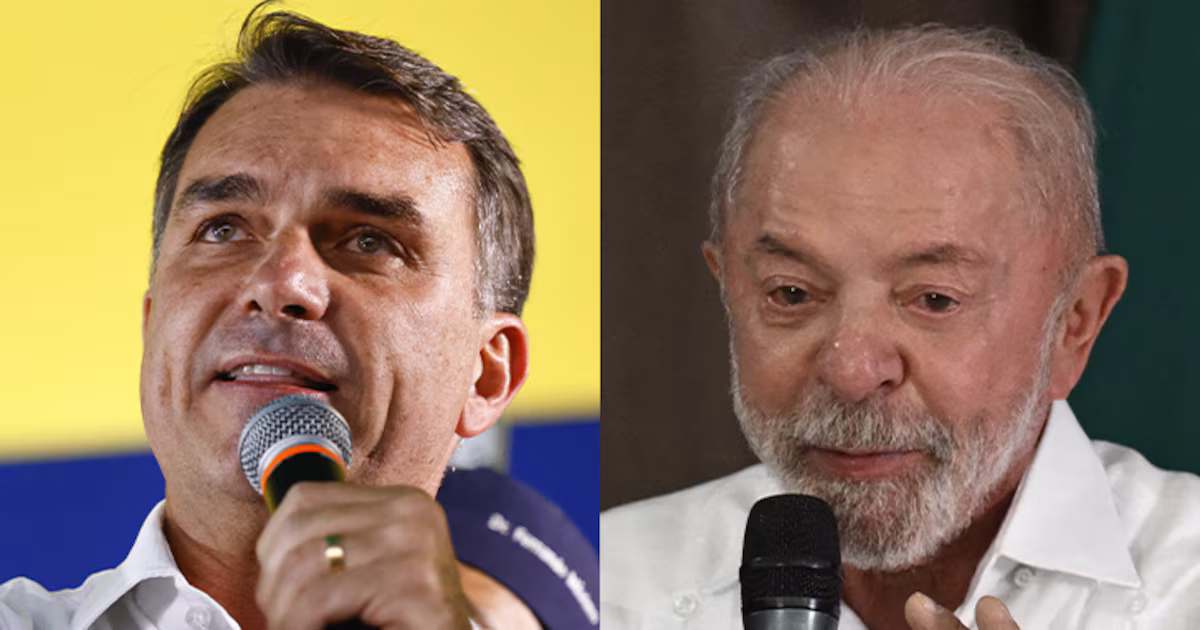 BTG/Nexus: Flávio Bolsonaro tem 48% das intenções de voto contra 45% de Lula, em cenário de 2º turno