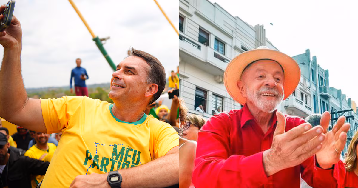 Rejeição a Lula cai seis pontos e vai a 47%; 52% dizem que não votariam em Flávio Bolsonaro
