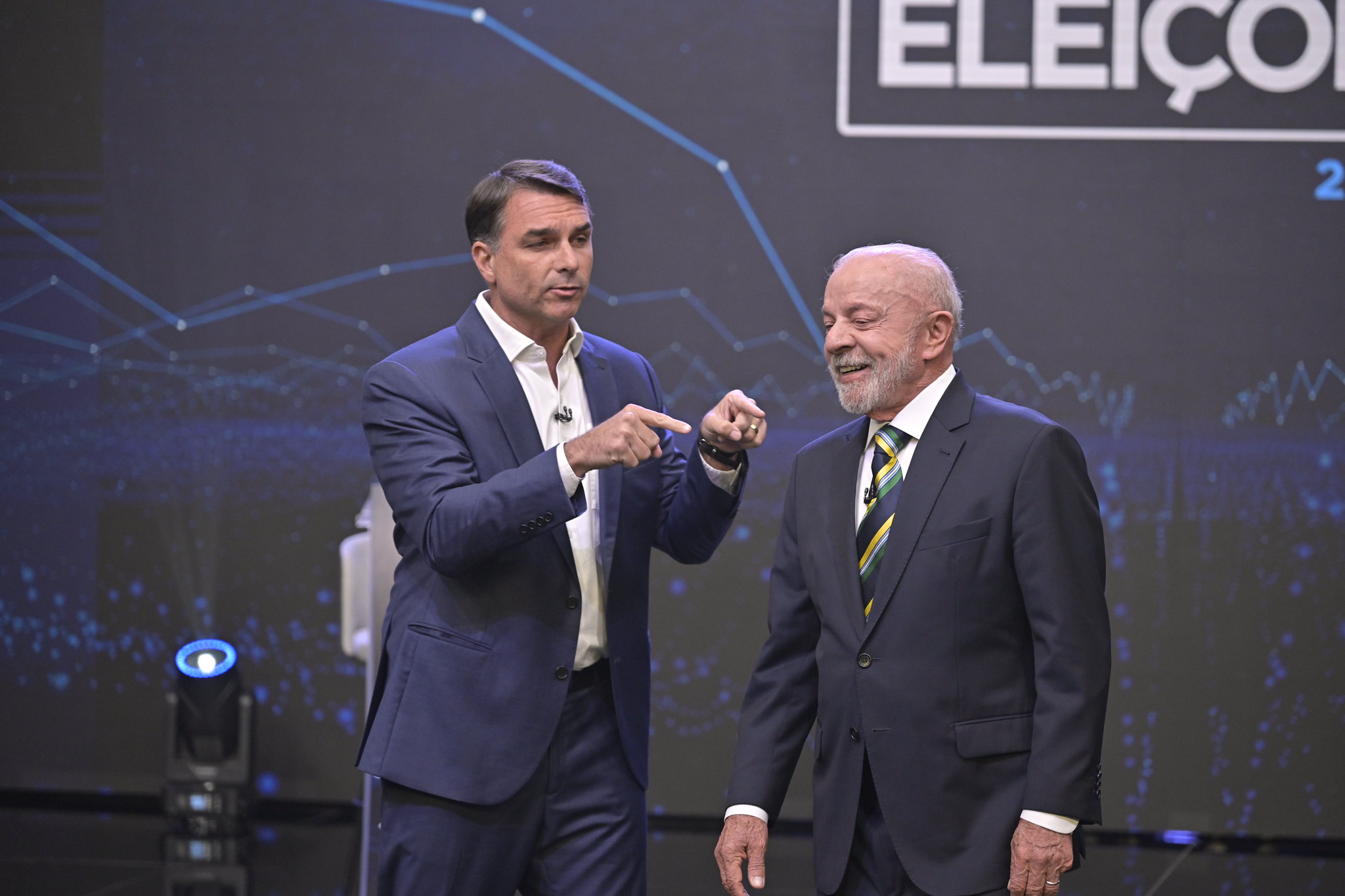 Flávio tem 46% de rejeição contra 45% de Lula, aponta Datafolha