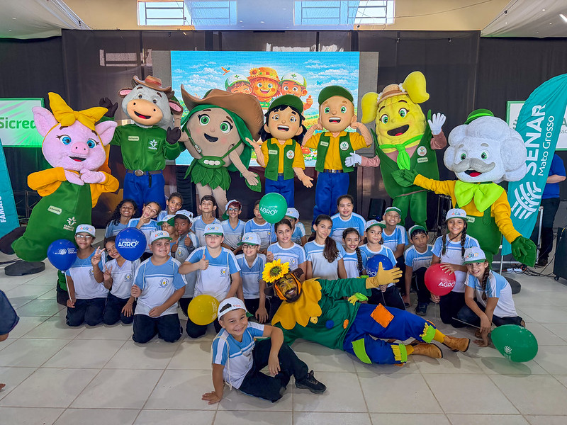 Sistema Famato | Entre brincadeiras, teatro e descobertas, Pequenos do Agro celebra o Dia das Crianças