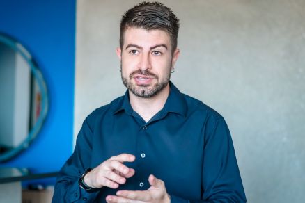 O jornalista Lucas Rodrigues, que detalhou os desafios e as estratégias da campanha de Mauro Mendes ao Senado