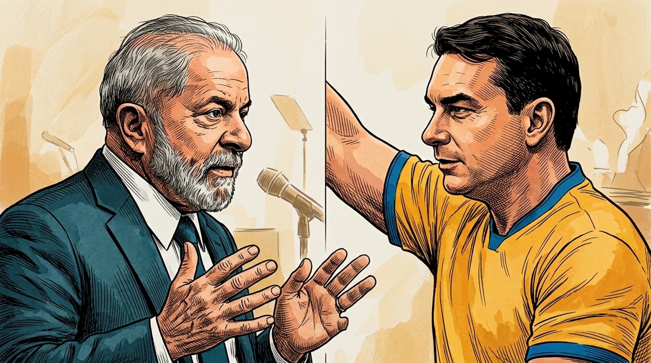 Flávio Bolsonaro 44% x Lula 42% no segundo turno