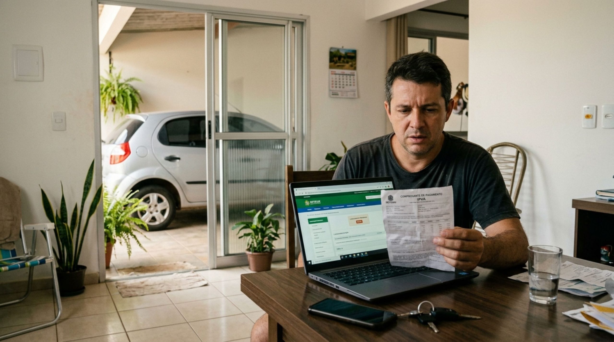 Dono de carro paga o IPVA antes do vencimento, acredita que o veículo está totalmente regularizado e só percebe o licenciamento pendente ao tentar emitir o novo CRLV