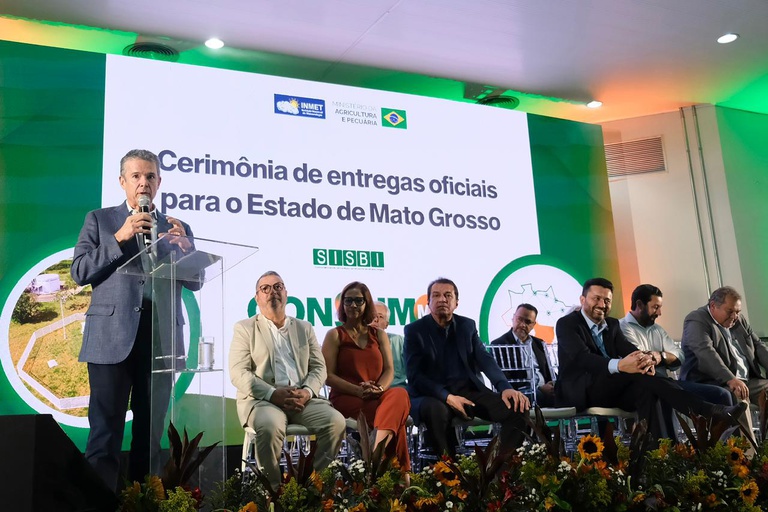 Ministro André de Paula acompanha ampliação do Sisbi-POA e da Rede Meteorológica de Mato Grosso