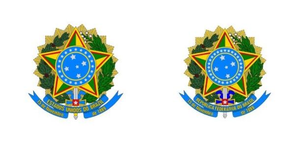 Primeira carta de Flávio tem brasão de 1889 com 'Estados Unidos do Brazil'