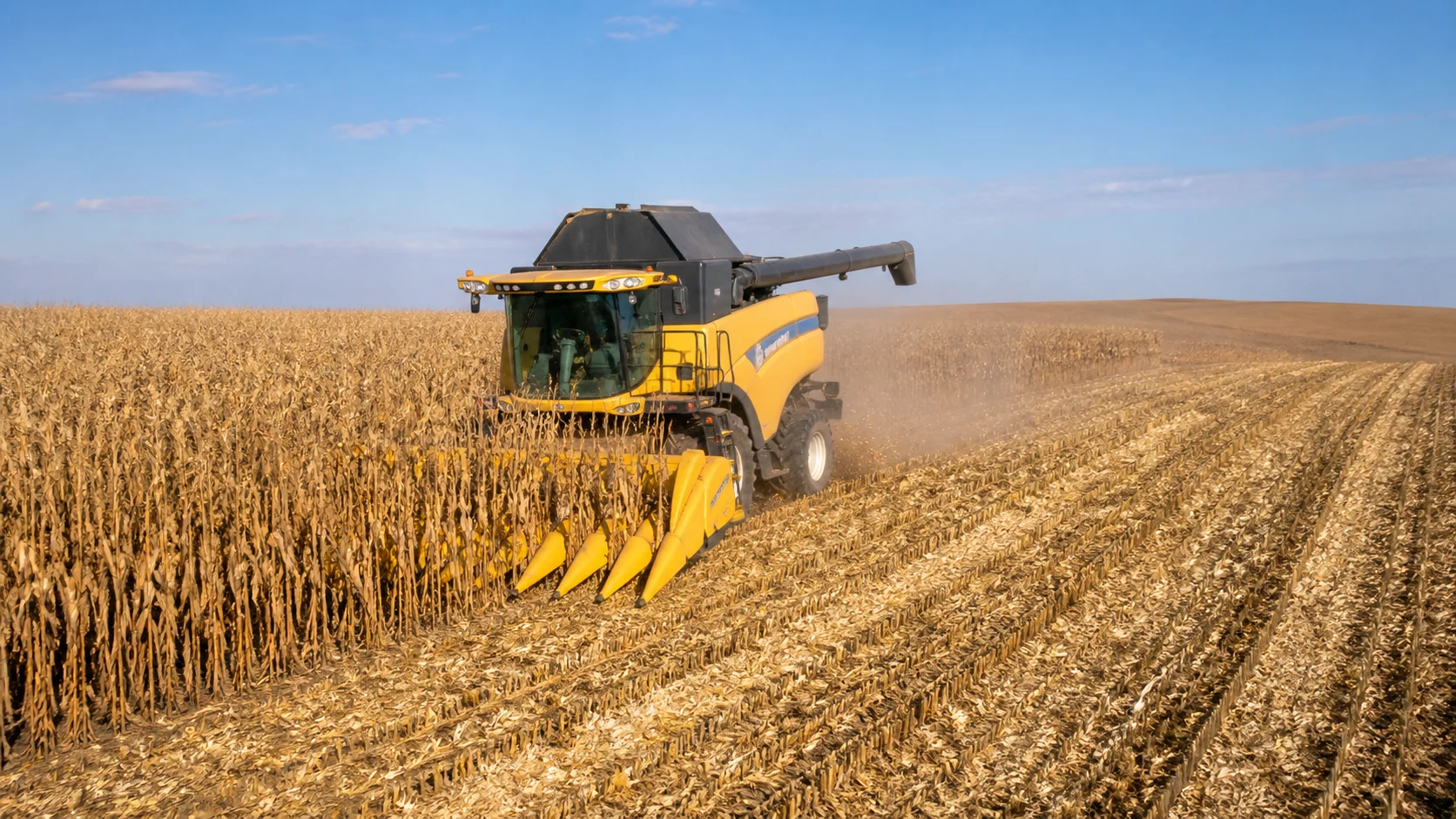 Colheita de milho nos EUA avança a 33% e soja chega a 46%, diz USDA