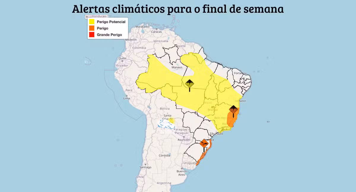 Ciclone traz ventos fortes e frio de 3°C; veja a previsão para o fim de semana